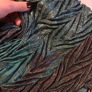 Pretty metallic infinity scarf